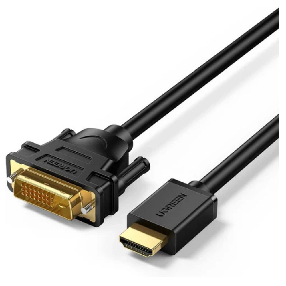 UGREEN HD106 HDMI to DVI 2K Cable Male to Male 2m - Black - 10135