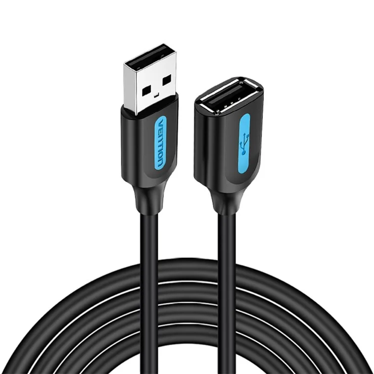 Vention USB 2.0 A Male to A Female Extension Cable 3M Black-VEN CBIBI/CBCBI