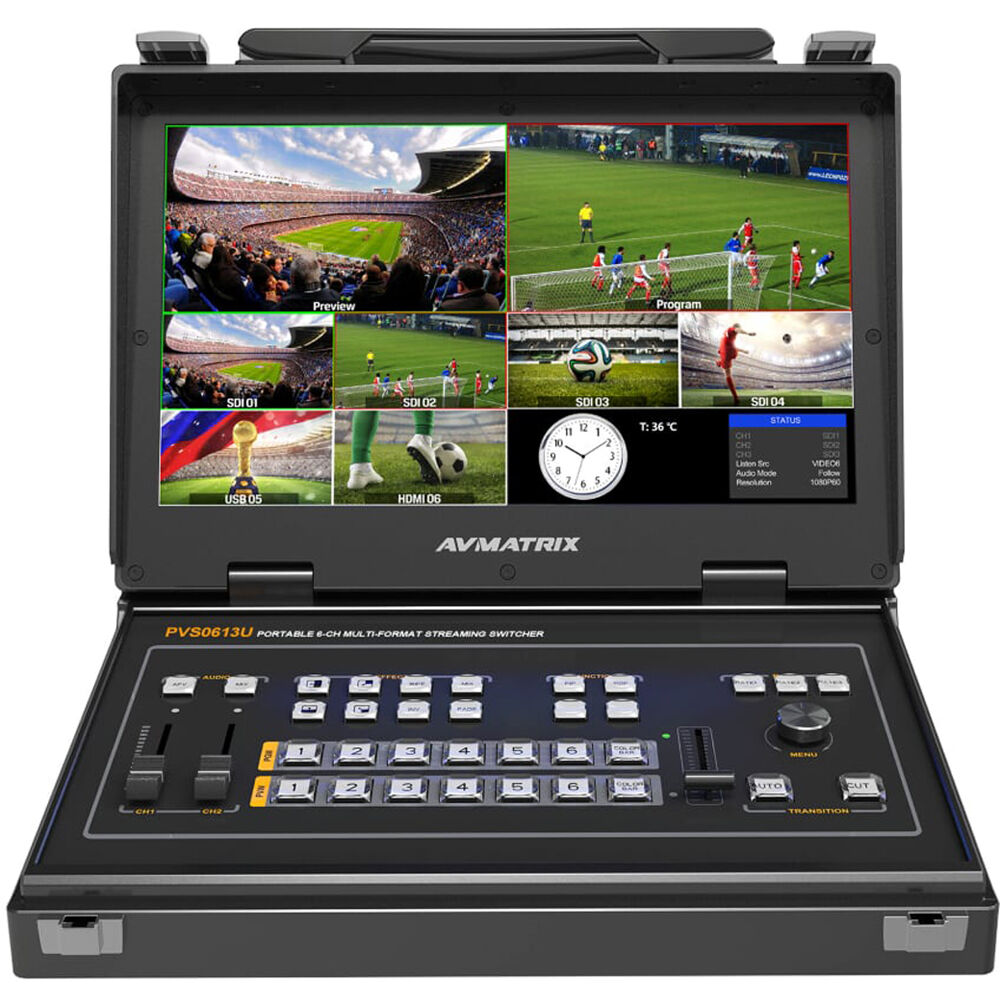 AV MATRIX PVS0613U 6 CHANNEL MULTIFORMAT VIDEO SWITCHER-AVMPVS0613U6CH