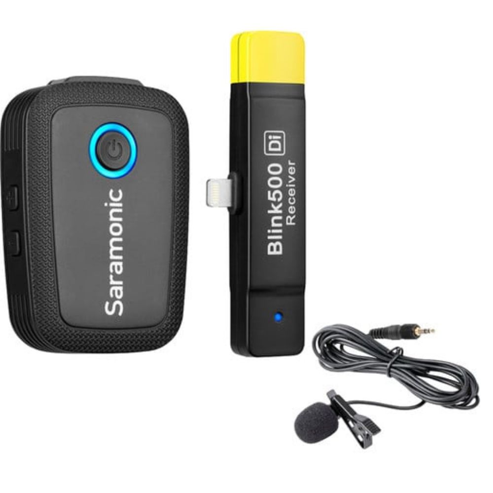 Saramonic Blink 500 B3 Digital Wireless Omni Lavalier Microphone System for Lightning iOS Devices (2.4 GHz)