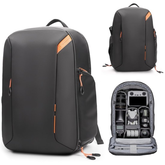 K&F KF13.210 MULTIFUNCTIONAL BACKPACK (BLACK)
