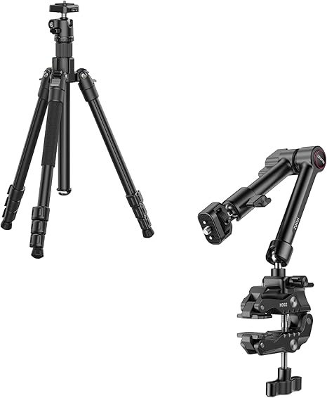 ULANZI TT53 Camera Tripod and ULANZI Clamp