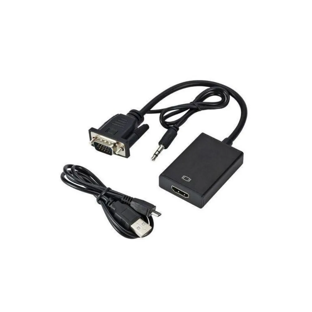 Vention  HDMI to VGA Cable with Audio Output & USB Power Supply 1.5M VEN ABIBG