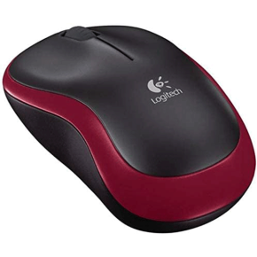 Logitech M185 Wireless Mouse - Red - 910-002237
