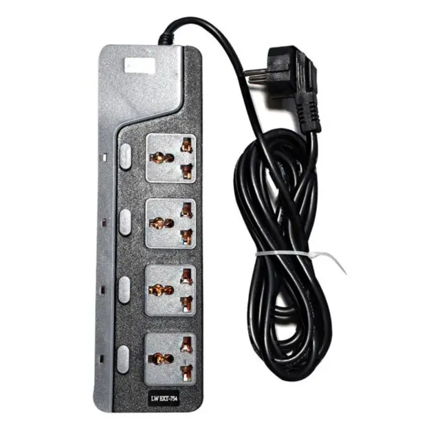 Lightwave Extension Socket- 3 Metres 4WAY 2500w LW EXT 754