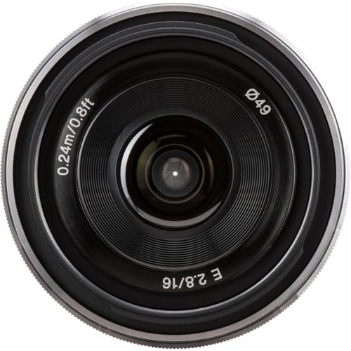 SONY E 16MM F/2.8 LENS