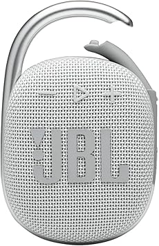 JBL CLIP 4 Bluetooth Speaker White-JBLCLIP4WHT