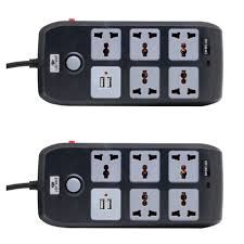 Lightwave Extension Socket- 3 Metres 5 WAY 220V/250V / 10A 2500W LW EXT 52U