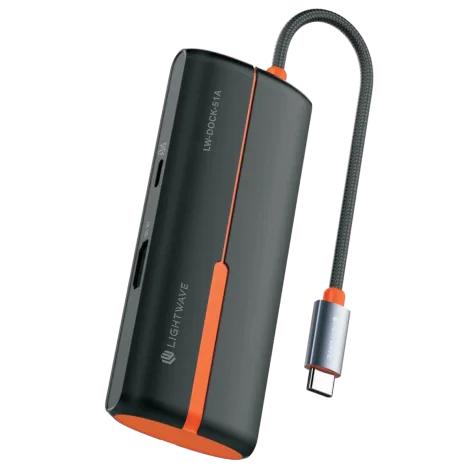 Light Wave USB-C MULTI-FUNCTIONAL 5-in-1 LW-DOCK-51A