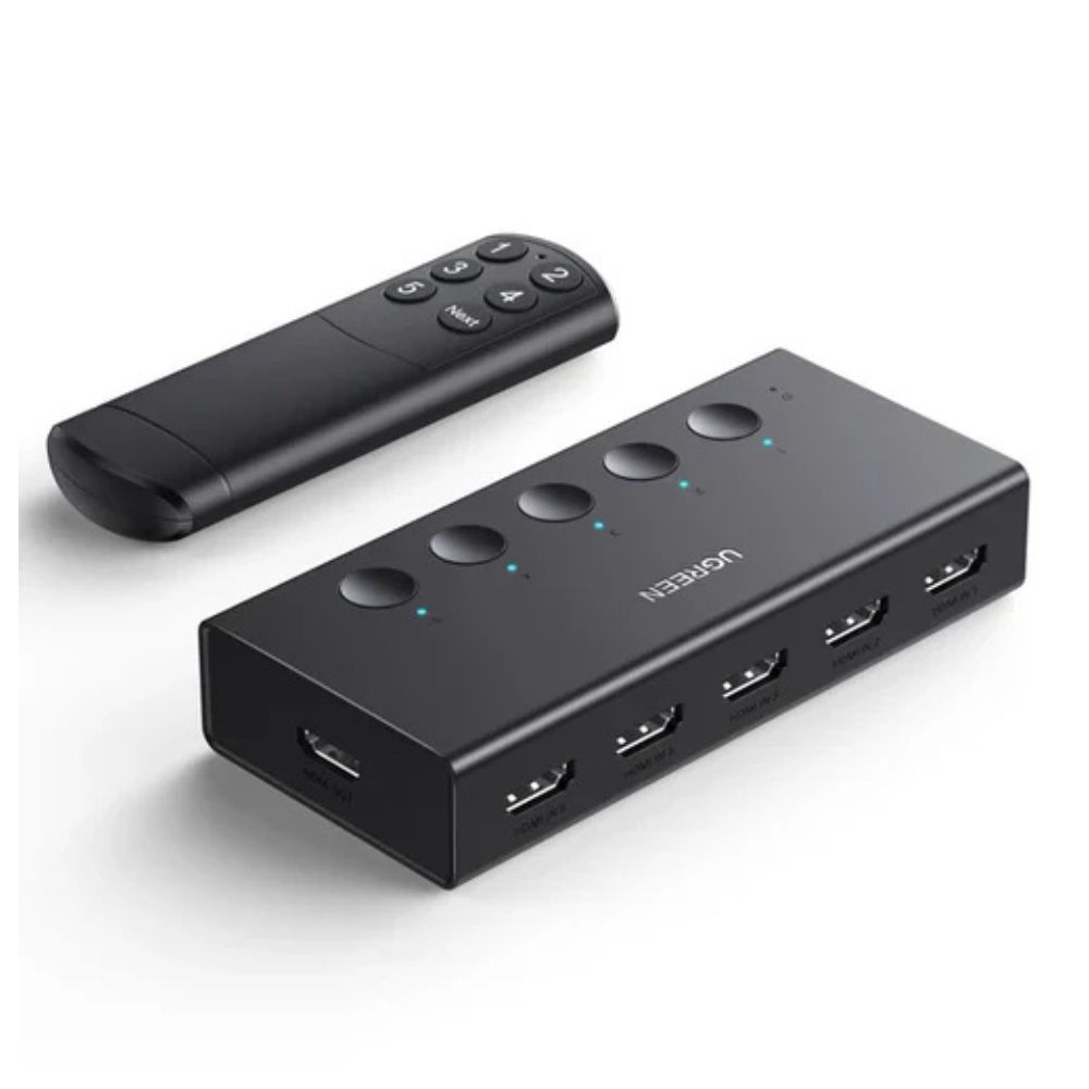 UGREEN CM568 5-In 1-Out HDMI Switch - 90512