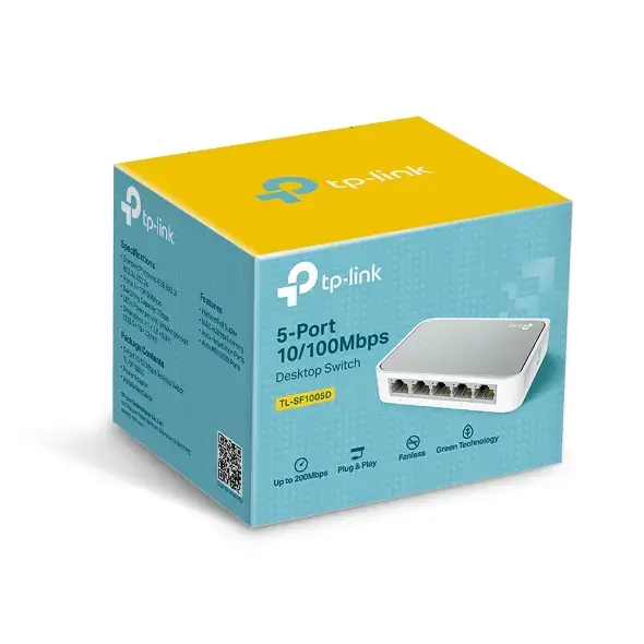 TP-Link 5-Port 10/100Mbps Desktop Network Switch - TL-LS1005