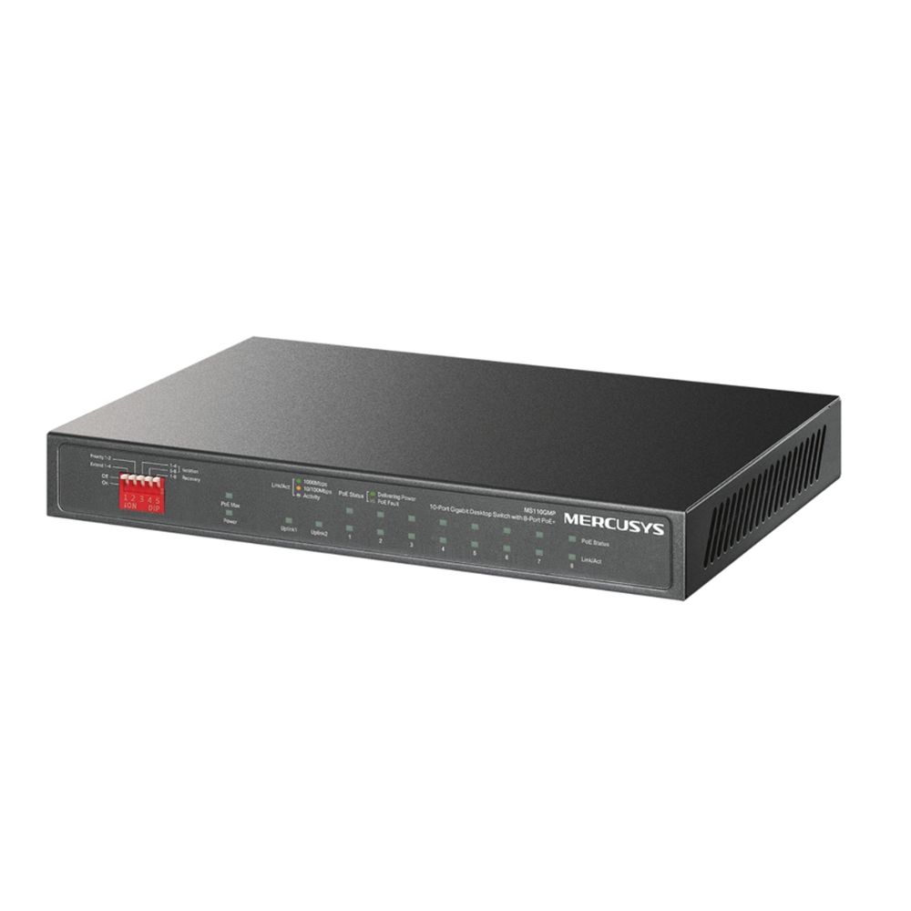 Mercusys MS110CMP 8-Port 10/100Mbps Gigabit Desktop PoE Switch