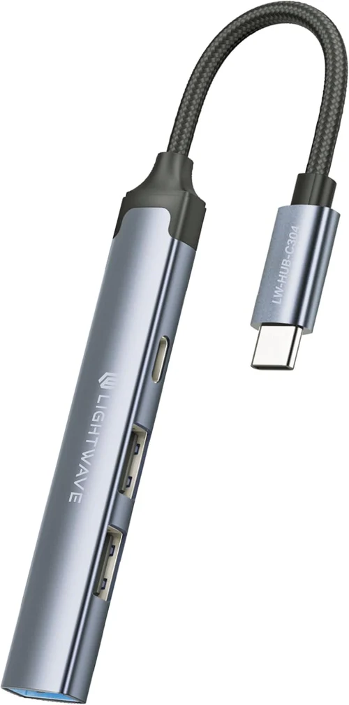 Light Wave  4-in-1 -USB-C Hub Adapter LW-HUB-C304
