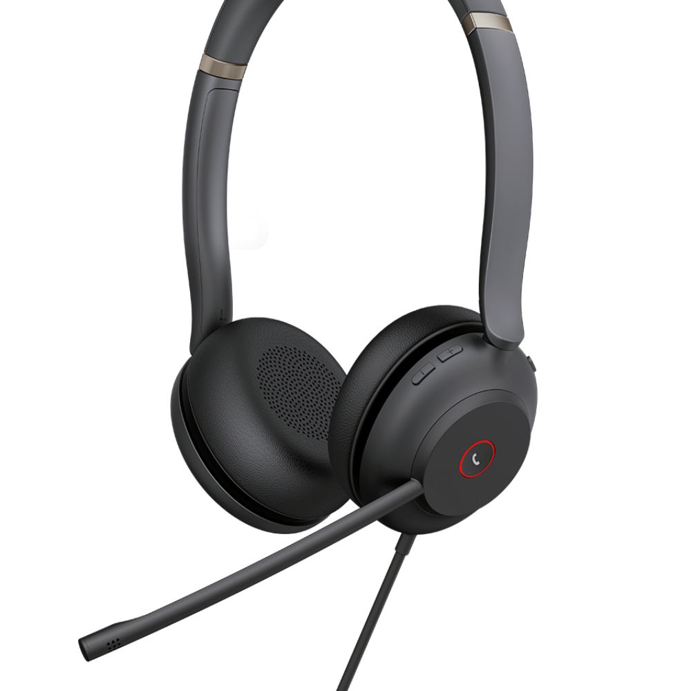 Yealink UH37 USB Wired Headset Professional Dual Ear Office Headset