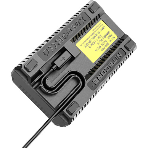 NITECORE USN4 PRO DUAL SLOT USB CHARGER FOR SONY NPF-Z100