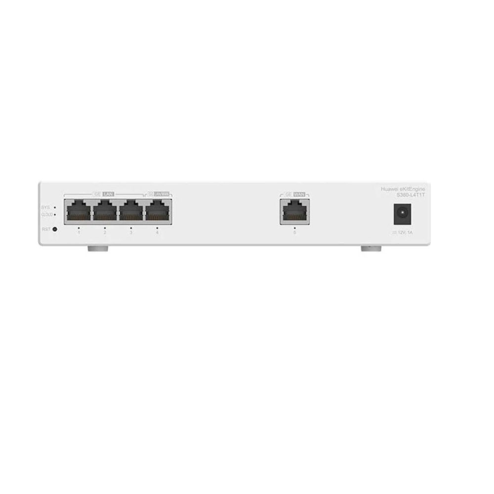 Huawei eKit S380-L4T1T Network Gateway - 1*GE WAN, 4*GE LAN, Up To 150 Users