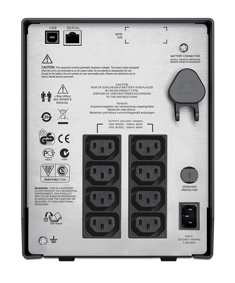 APC Smart-UPS 1500VA LCD 230V (SMT1500IC)