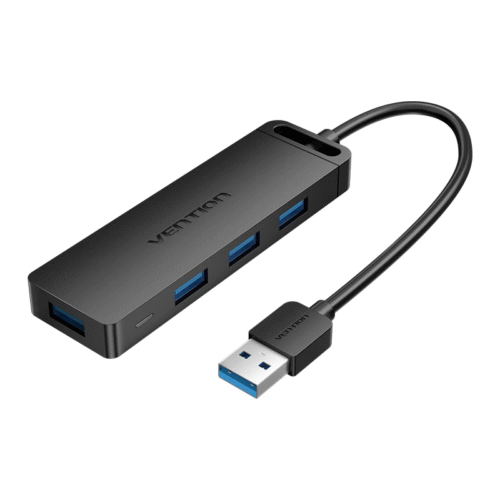 Vention 3 PORTS USB 3.0 HUB 0.15M with LAN Black-VEN CHNBB
