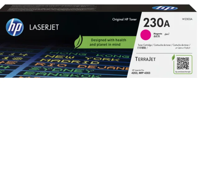 HP 230A Magenta Original LaserJet Toner Cartridge - W2303A