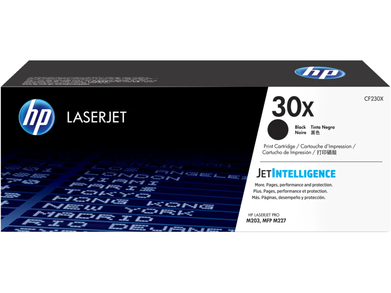 HP 30X High Yield Black Original LaserJet Toner Cartridge - CF230X