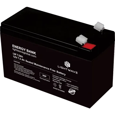 Lightwave LW 12V 7.5Ah UPS High Performance Battery-LW 7AH
