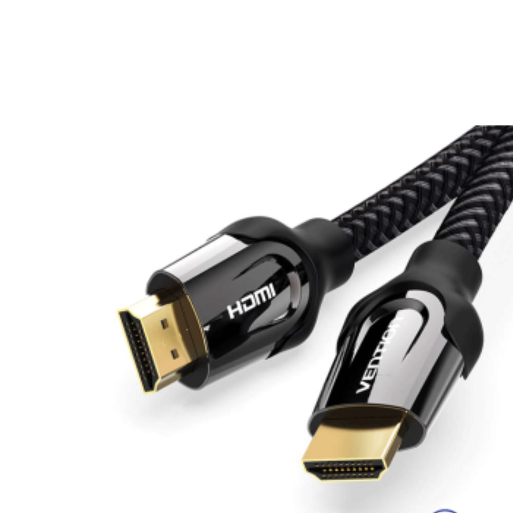 Vention Nylon Braided HDMI Cable 5M Black Metal Type-VAA-B05-B500