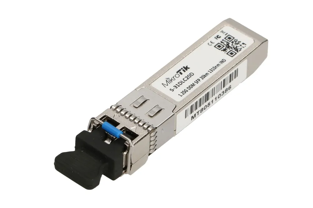 MikroTik S-31DLC20D SFP (1.25G) Module 20KM Single Mode