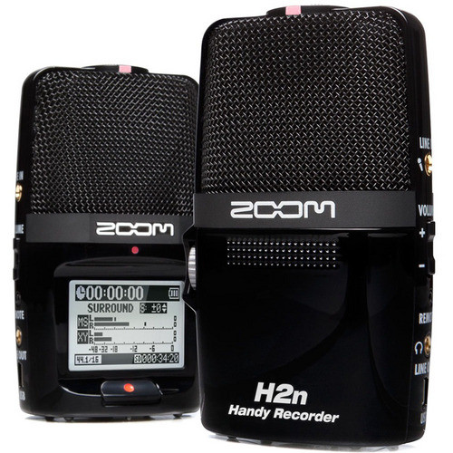 ZOOM H2N 2-INPUT/4-TRACK PORTABLE HANDY RECORDER WITH ONBOARD 5-MIC ARRAY