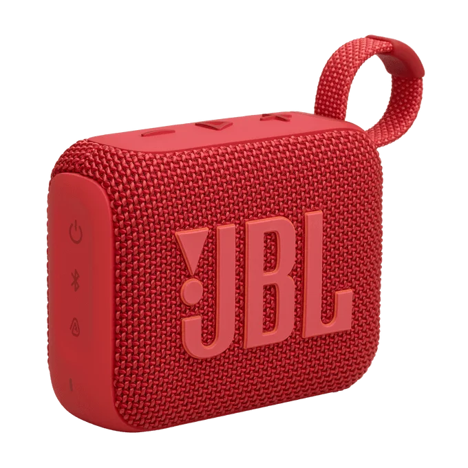 JBL GO4 Ultra-Portable Bluetooth Speaker-Red-JBLG04RED