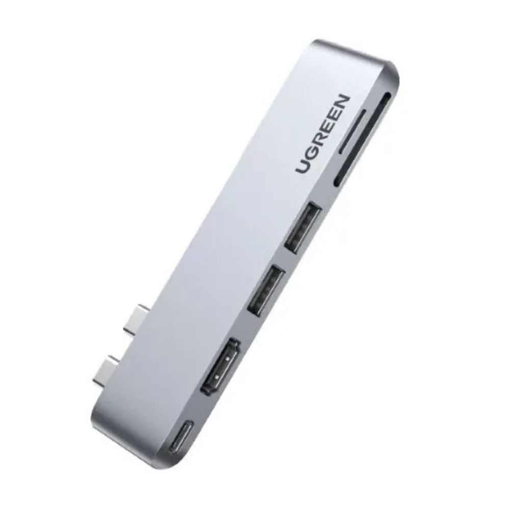 UGREEN CM380 6-in-2 (DUAL)USB-C to 2*USB 3.0  with PD(100W) 80856
