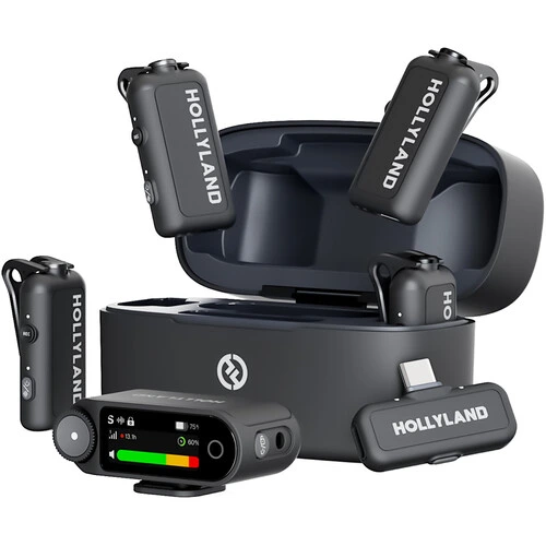 HOLLYLAND LARK MAX2 COMBO 4 PERSON Wireless Microphone System