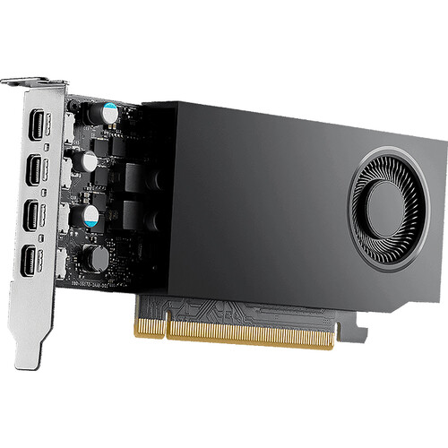 PNY RTX A400 4GB GDDR6 Graphics Card, Display Outputs: 250W