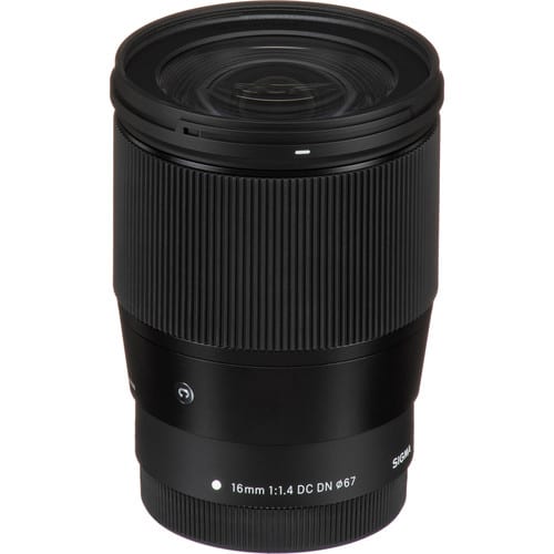 Sigma 16mm f/1.4 DC DN Contemporary Lens for Canon EF-M-SONY/MFT/CANON M MOUNT/L
