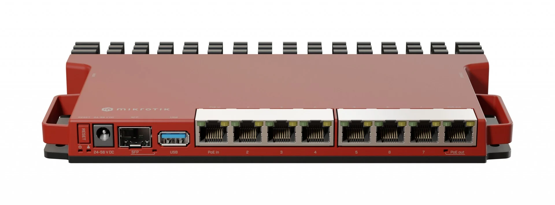 MikroTik L009UiGS-RM Wired Router 2.5 Gigabit Ethernet Gigabit Ethernet Red