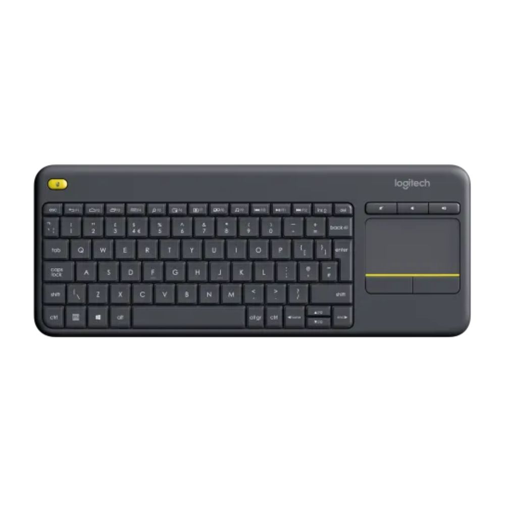 Logitech K400 Plus Wireless Keyboard with Touchpad – Black (920-007145)