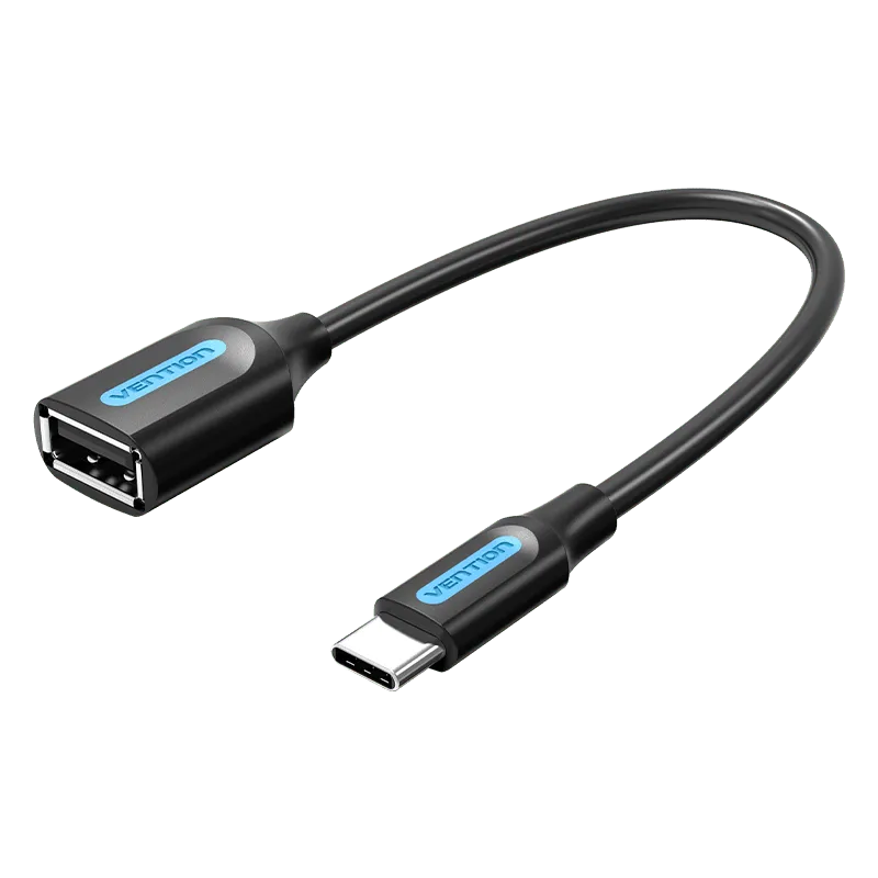 Vention USB C Male to USB 2.0 A Female OTG cable 0.15M Black PVC Type  VEN CCSBB