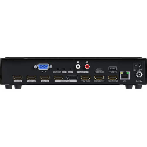 AVMATRIX Shark H4 PLUS 4-Channel HDMI Video Switcher with 10.1″ IPS Display