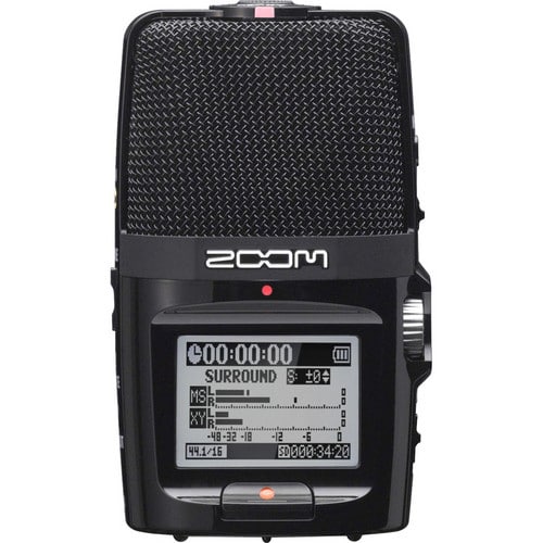 ZOOM H2N 2-INPUT/4-TRACK PORTABLE HANDY RECORDER WITH ONBOARD 5-MIC ARRAY