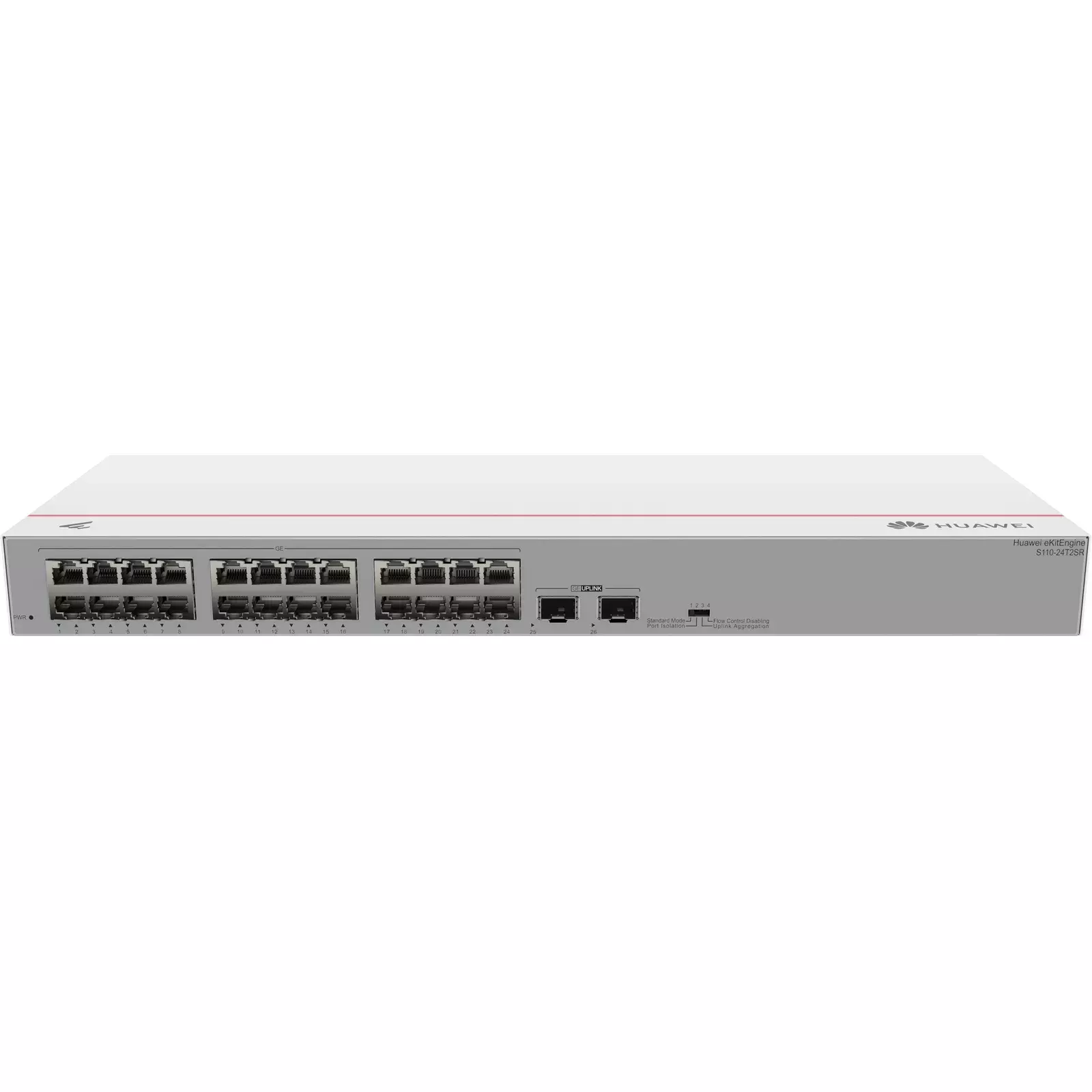 Huawei Switch S110-24T2SR (24*10/100/1000BASE-T ports, 2*GE SFP ports)