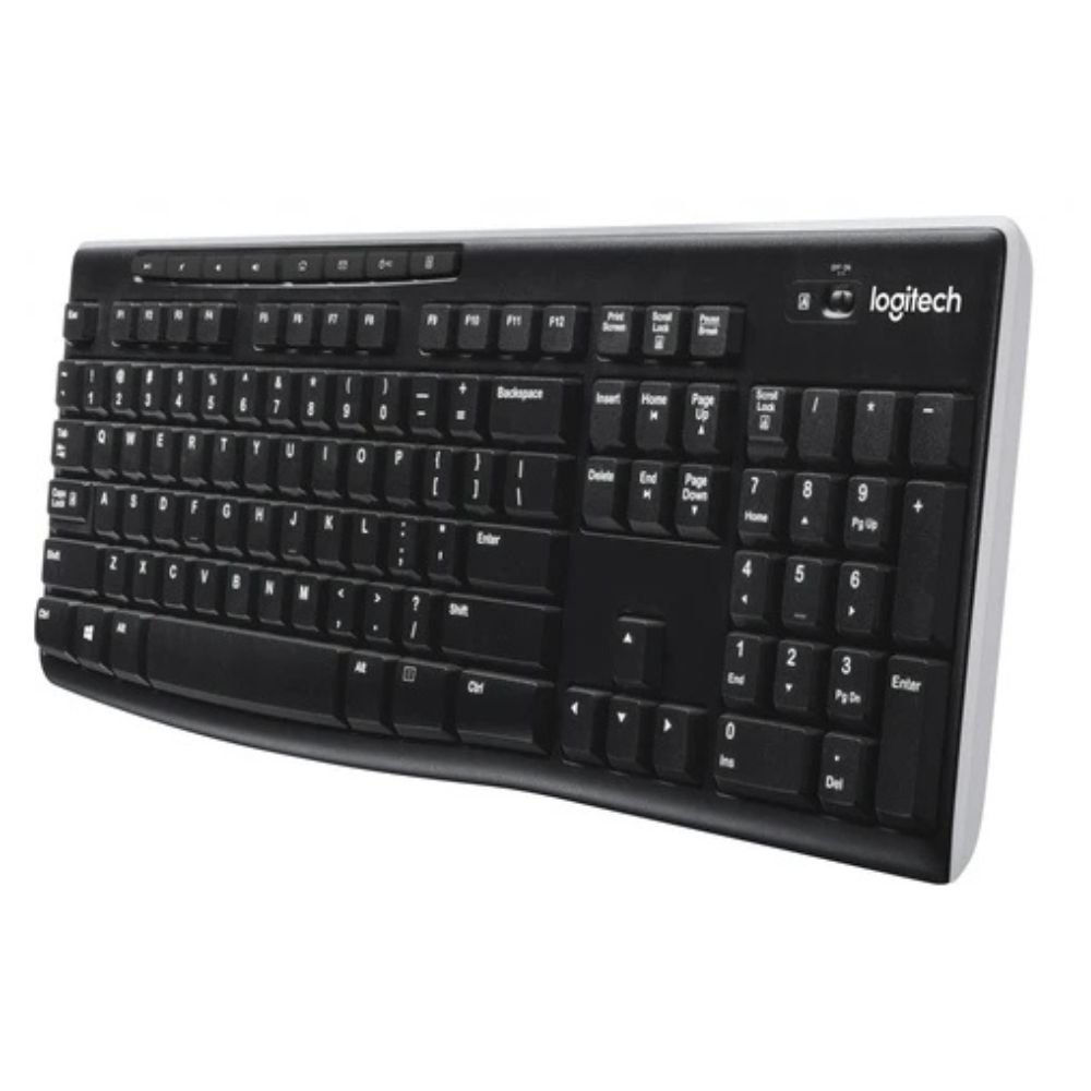 Logitech K270 Wireless Keyboard – Black (920-003736)