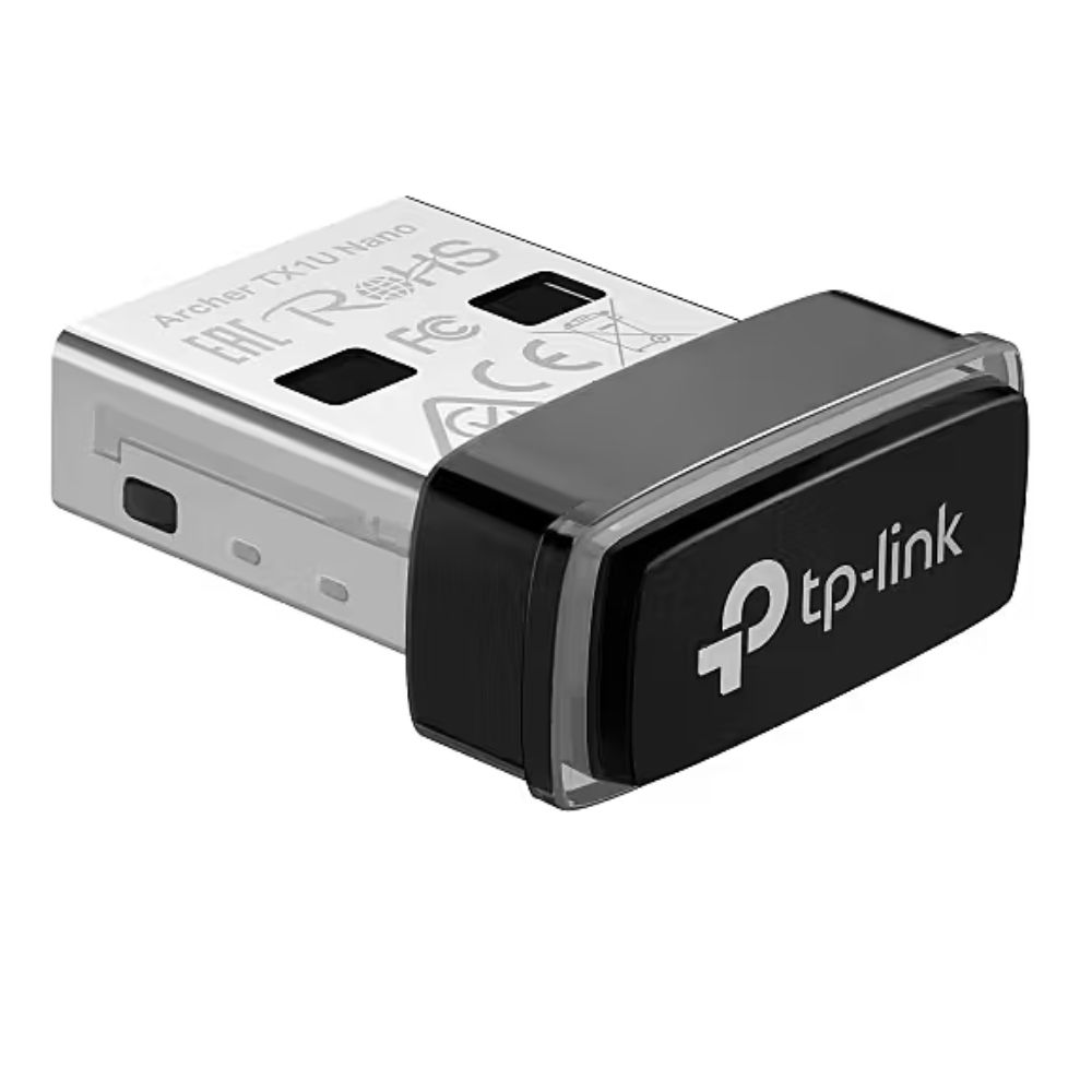 TP-Link AX300 Nano Wi-Fi 6 Wireless USB Adapter - TL-ARCHER TX1U NANO