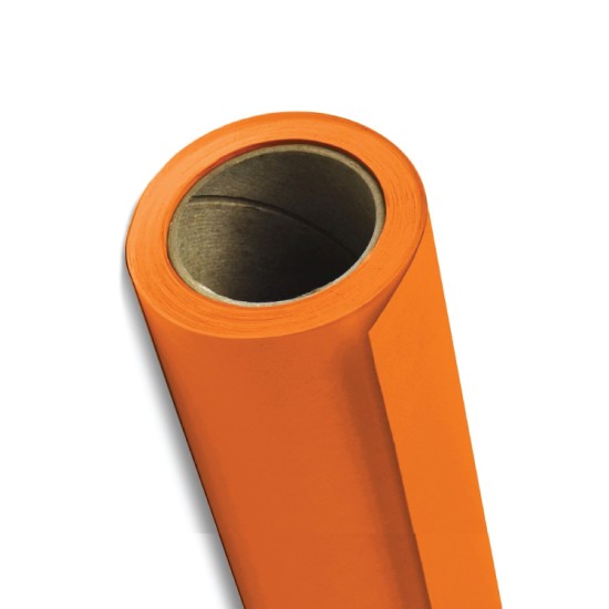 VISICO PAPER BACKDROP 2.75X10M BRIGHT ORANGE