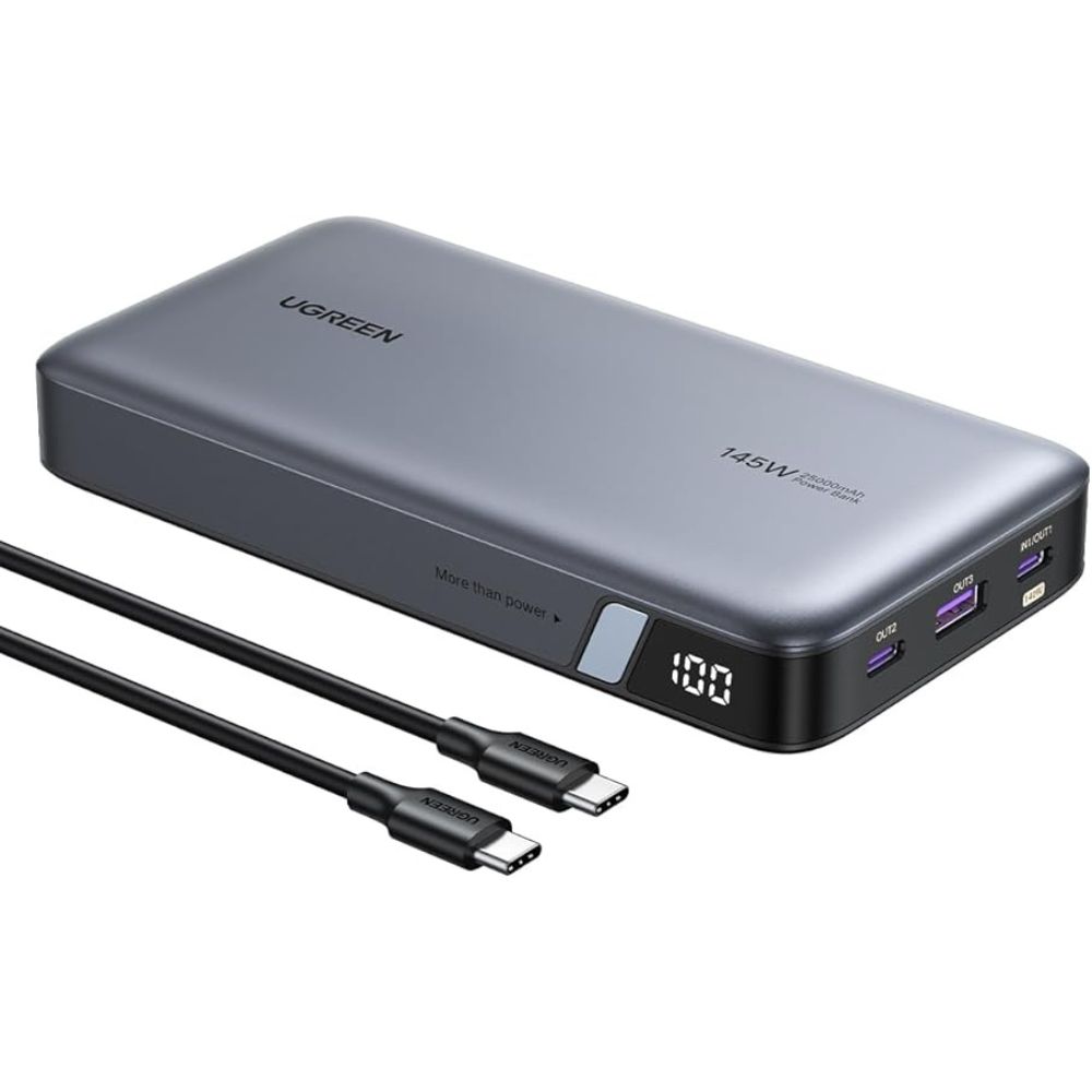 UGREEN PB205 25000mAh 145W Portable Power Bank - Black - 90597