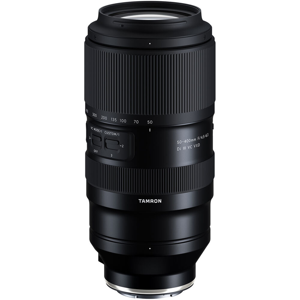 Tamron 50–400mm f/4.5–6.3 Di III VC VXD Lens for Sony E
