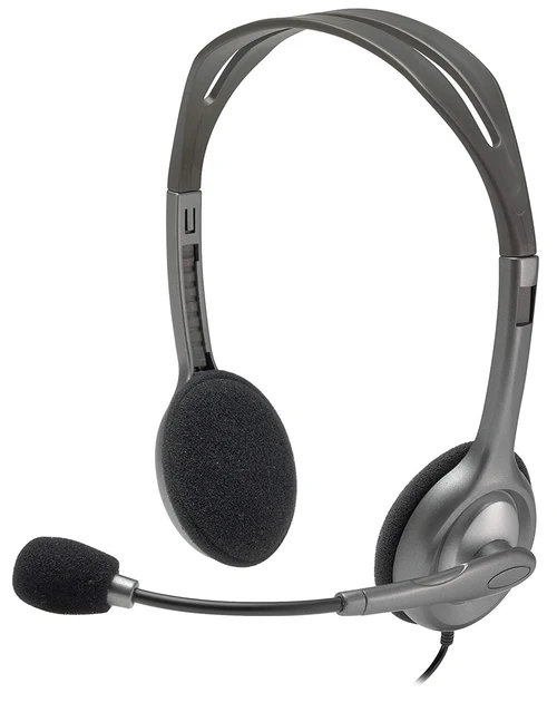 Logitech H111 Stereo Headset - Black (3.5mm Jack) - 981-000593