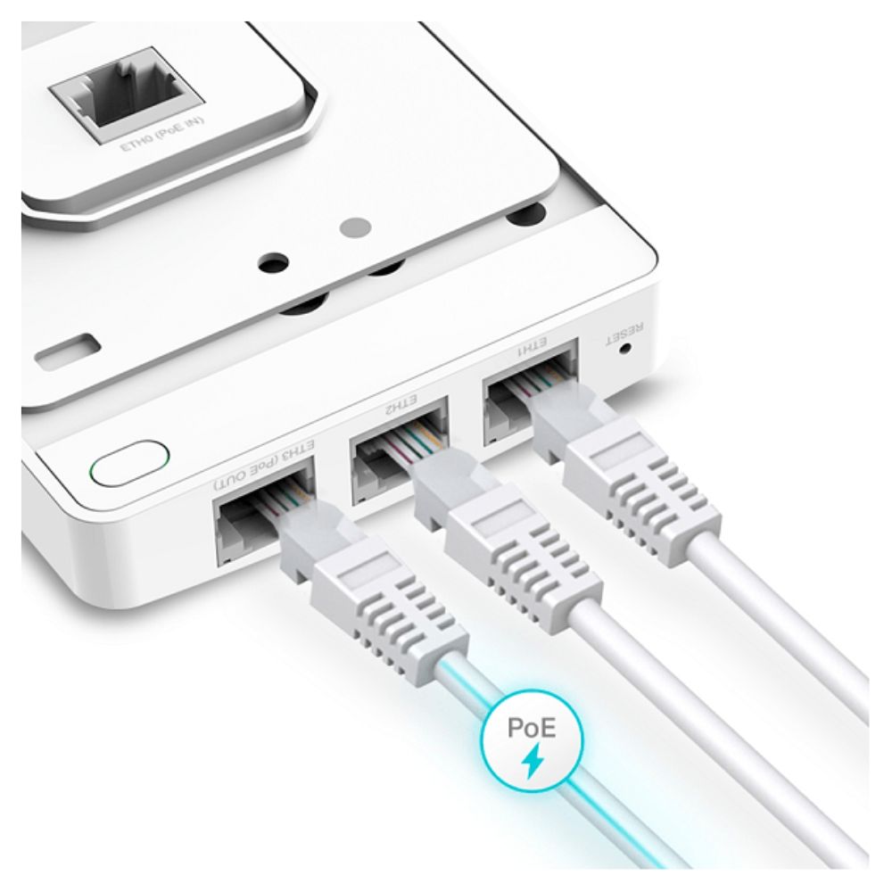 TP-Link AX1800 Wall Plate Wi-Fi 6 Access Point - TL-EAP615-WALL