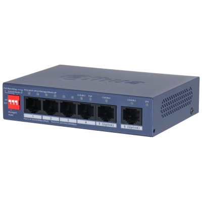 Dahua 6-Port Cloud Managed Desktop Switch with 4-Port PoE -CS4006-4ET2GT-36