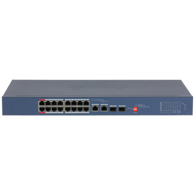 Dahua CS4218-16ET-135 18-Port Cloud Managed Desktop Switch with 16-Port PoE and 2 SFP Ports