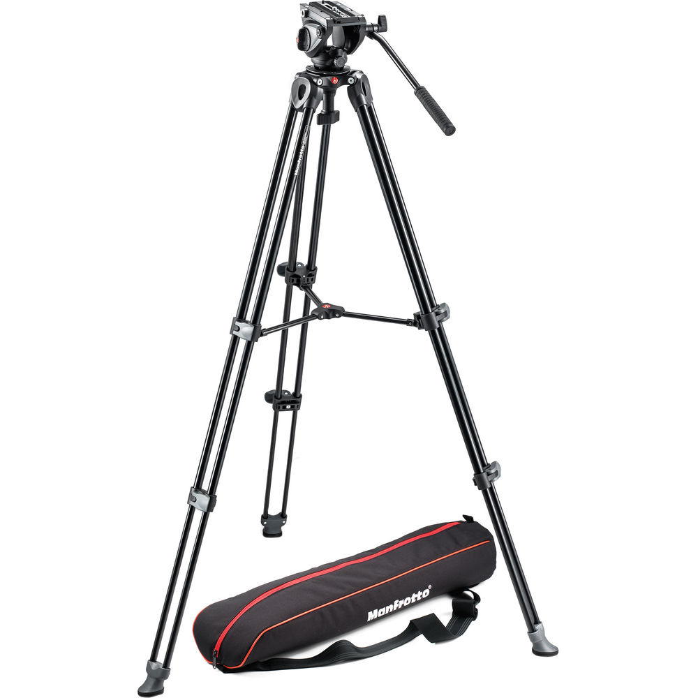 Manfrotto MVT502AM Tripod Middle Spreader with MVH500 Head
