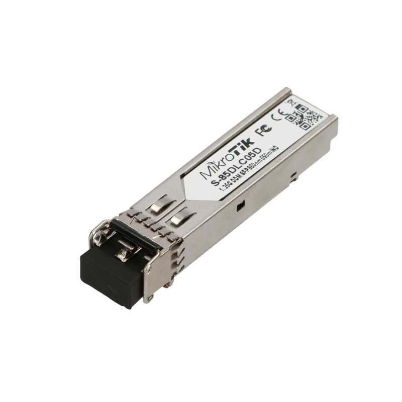 MikroTik S-85DLC05D 1.25G SFP Transceiver 850nm Dual LC Connector